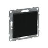 Suno 105 2x1P csillárkapcsoló 101 1P kapcsoló betét közp. fedéllel fekete süllyesztett LEGRAND