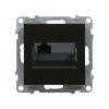 Suno adatcsatlakozó dugalj UTP RJ45 8(8) Cat6 fekete LEGRAND