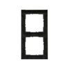 Suno keret 2-egység vízszintes és függőleges műanyag fekete lakkozott LEGRAND