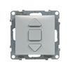 Suno redőnymozgató 1P betét közp. fedéllel R105 1P kapcsoló billentyűs alumínium műanyag LEGRAND