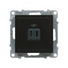 Suno USB töltőaljzat C+C 3000mA/ 5V süllyesztett fekete IP20 LEGRAND