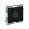 Suno USB töltőaljzat C+C 3000mA/ 5V süllyesztett fekete IP20 LEGRAND