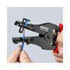 Vezetékcsupaszító fogó cserélhető alakkésekkel 4/6 fokozatú 0.50-6mm2 KNIPEX
