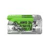 Vezetékösszekötő oldható 32A/450V leágazás 2x 0,14-4mm2 átlátszó polikarbonát (PC) Green WAGO
