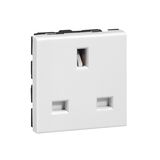 Mosaic 162 dugalj BS brit szabvány központi fedlap fehér IP41 süllyesztett csavaros LEGRAND