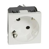 Mosaic 162 dugalj földelt központi fedlap gyerekzárral fehér IP20 beépített rugós LEGRAND