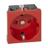 Mosaic 162 dugalj földelt központi fedlap piros IP20 modultartó csavaros LEGRAND