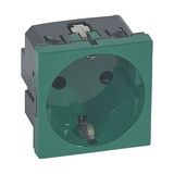 Mosaic 162 dugalj földelt központi fedlap zöld IP41 modultartó szorítókapcsos LEGRAND