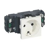 Mosaic 162 dugalj sínes földelt központi fedlap fehér IP40 csatornába szorítókapcsos DLP LEGRAND