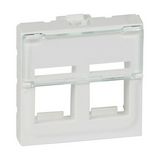 Mosaic adapterkeret 2xKeystone adatcsatlalkozóhoz fehér LEGRAND