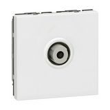 Mosaic antenna aljzat modul F TV süllyesztett fehér 1-kimenet végzáró 1dB/860MHz LEGRAND