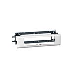 Mosaic csatorna-szerelvénykeret 65mm-fedélhez 8-egység kezeletlen műanyag fényesfehér DLP LEGRAND