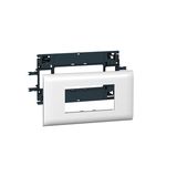 Mosaic csatorna-szerelvénykeret 85mm-fedélhez 4-egység kezeletlen műanyag fényesfehér DLP LEGRAND