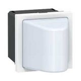 Mosaic jelzőlámpa 3szög betét központi fedéllel 1W 230V fehér-fényű süllyesztett műanyag LEGRAND