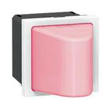 Mosaic jelzőlámpa betét központi fedéllel 1W 230V piros-fényű süllyesztett műanyag fényes LEGRAND