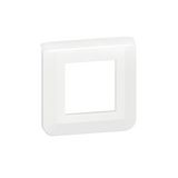 Mosaic keret 2 modulos 1-egység vízszintes műanyag fehér kezeletlen LEGRAND