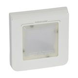 Mosaic keret 2-modulos fehér vízszintes IP44 műanyag antibakteriális LEGRAND