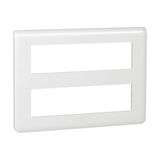 Mosaic keret 2x8-modulos fehér vízszintes műanyag LEGRAND