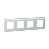 Mosaic keret 4x2-modulos alumínium vízszintes műanyag LEGRAND