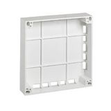 Mosaic kiemelődoboz 6-es vízszintes fehér műanyag IP2X LEGRAND