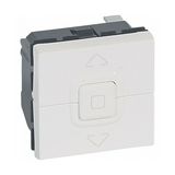 Mosaic redőnymozgató antimikrobális betét közp. fedéllel R105 1P kapcsoló fehér műanyag LEGRAND