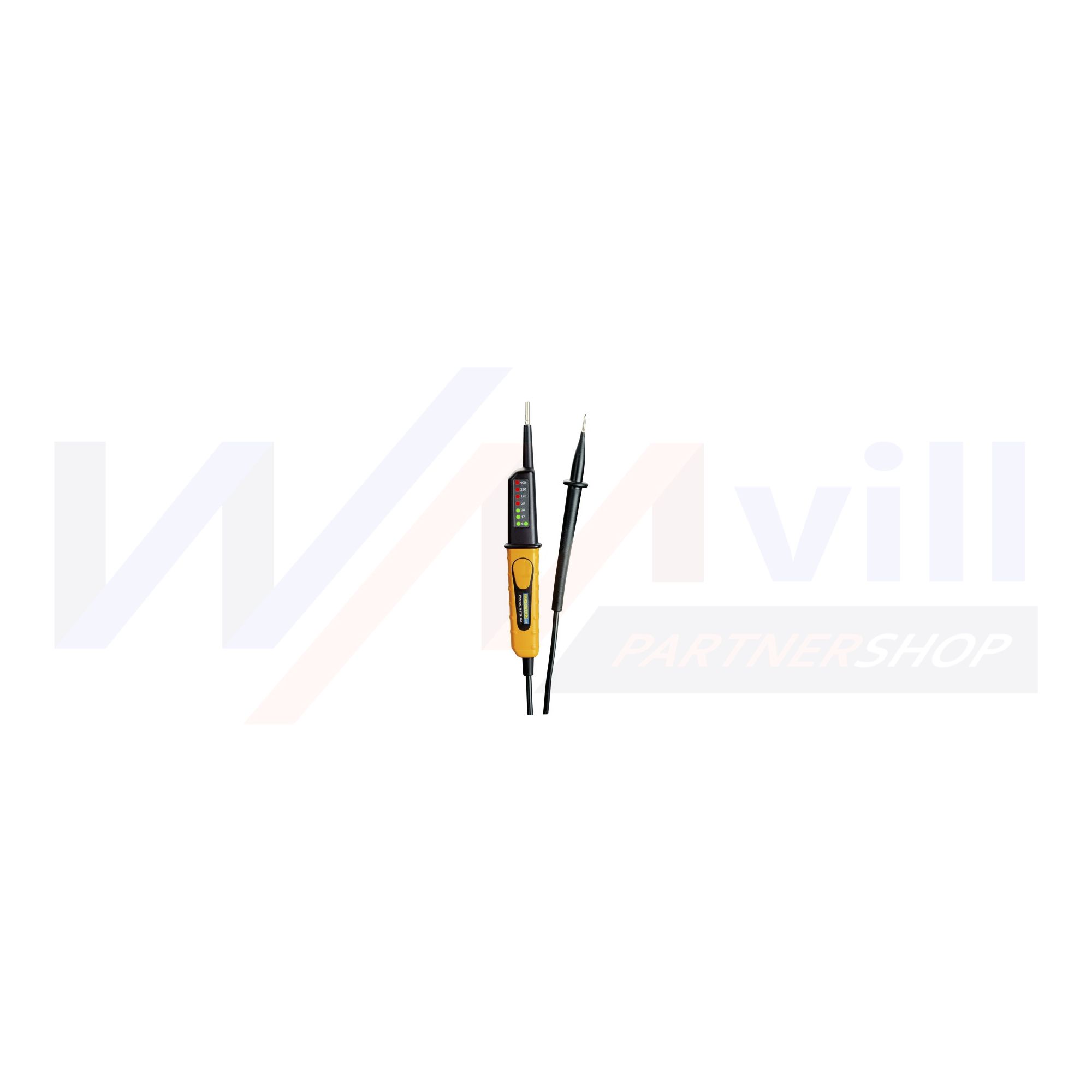 Feszültségvizsgáló 2P-ellenőrzés 6-400V LED-kijelzés PAN Volttester 400 Pancontrol