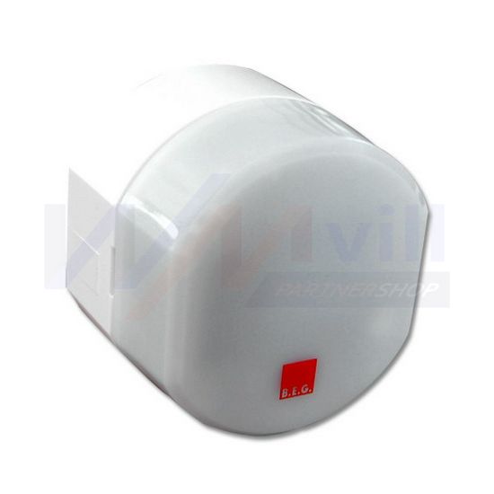 Alkonykapcsoló falra kültér 2-300lx 1z 2300W falonkívüli műanyag fehér CdS-T-AP B.E.G.