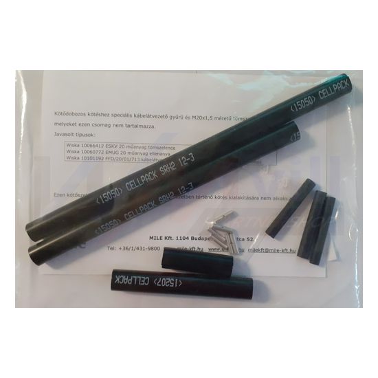 Fűtőkábel csatlakozókészlet cső-/ereszfűtéshez D-TRACE/ELSR/SJXFJ-hez SRH2 12-3+SRUM 6-2 +6xtold