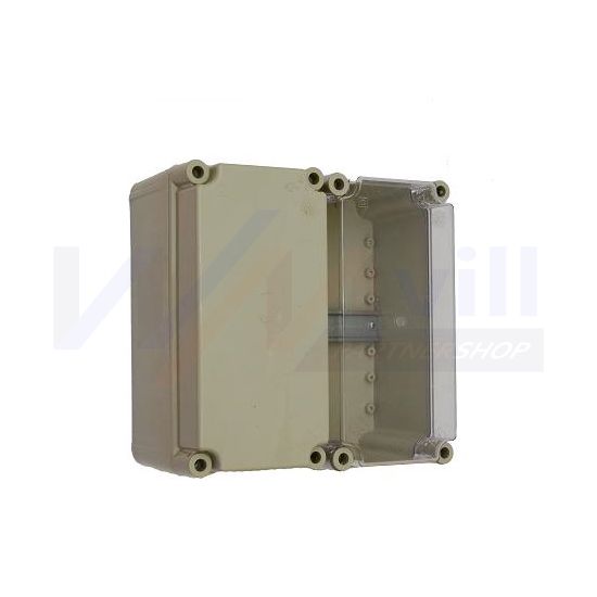 Kábelfogadó szekrény TS35-sínnel 300mmx 300mmx 170mm IP65 PVT 3030 KF Csatári Plast