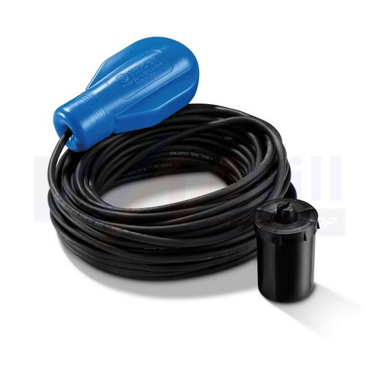 Úszókapcsoló 1v +10m PVC kábel +ellensúly enyhén szenny. vízhez 10A/ 250V 72.A1.1.000.1001 FINDER